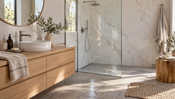 Découvrez comment les panneaux muraux transforment votre salle de bain