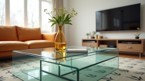 Top 5 tables basses en verre pour un intérieur moderne